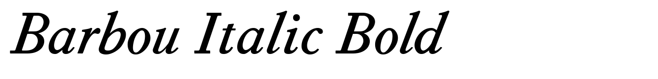 Barbou Italic Bold
